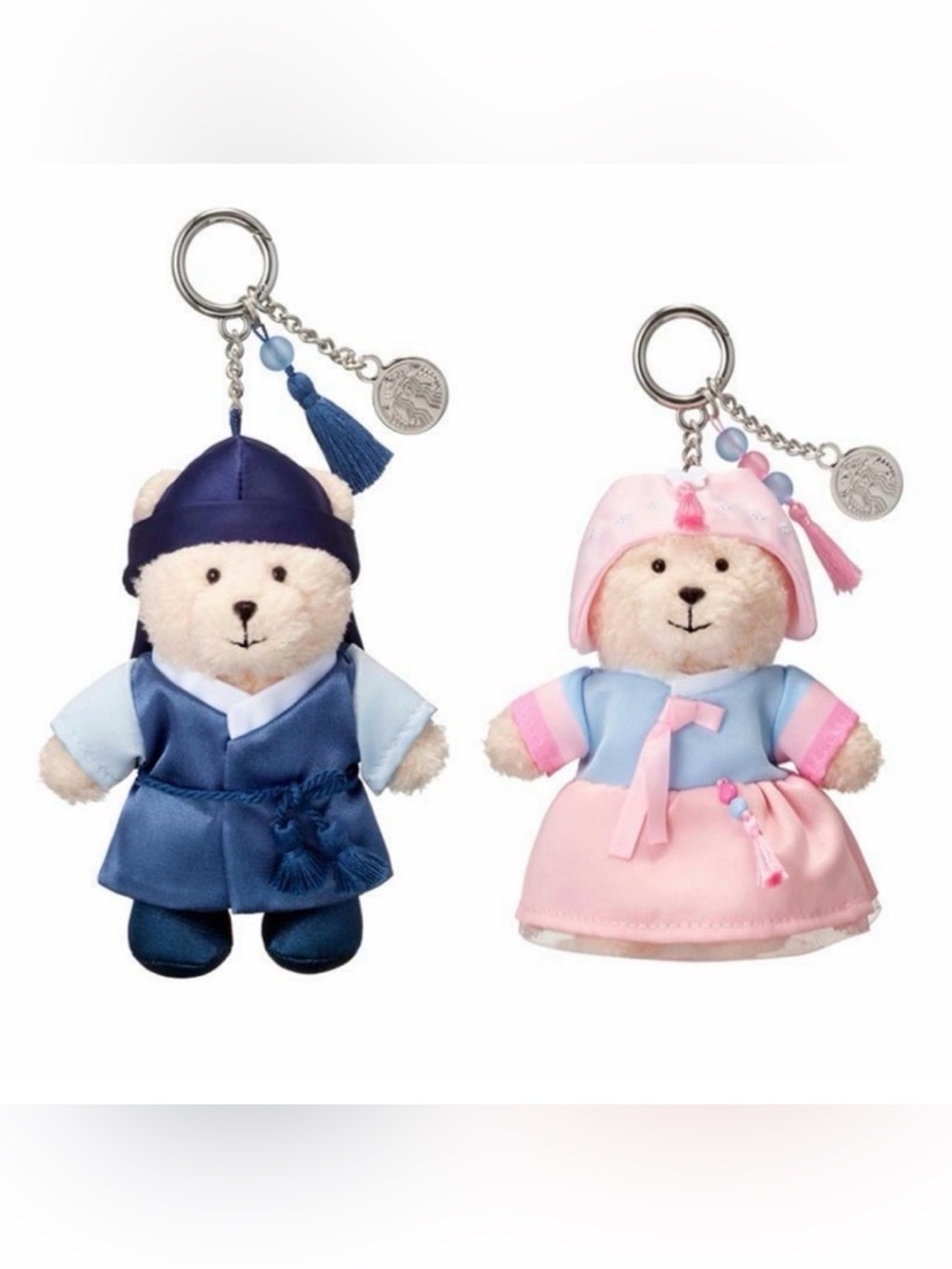 NWT South Korea Starbucks exclusive bear 🐻 charms